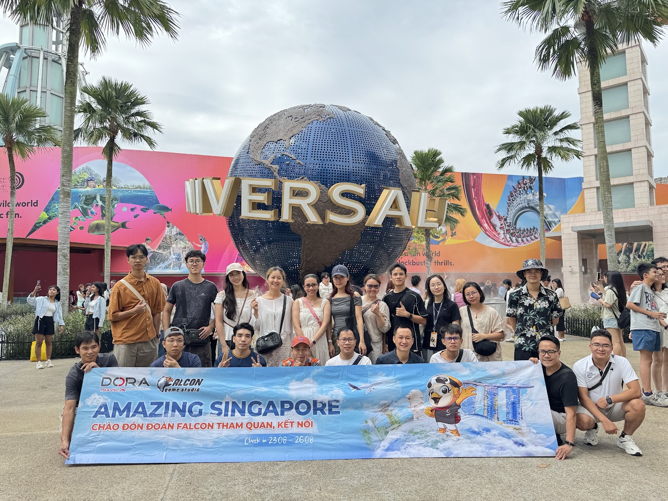 Amazing Singapore – Dora Travel đồng hành cùng đoàn Falcon Game Studio